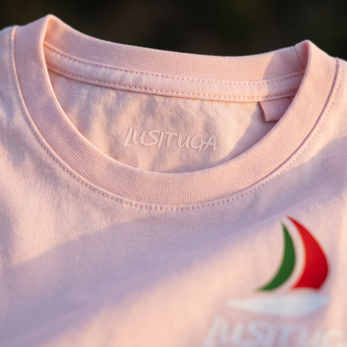 T-shirt Enfant Rose Pâle Caravela