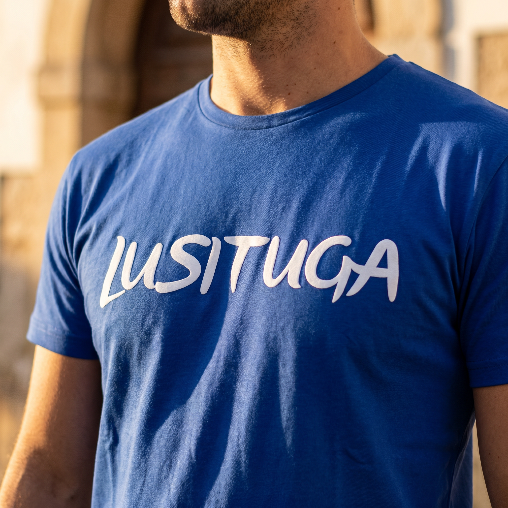 T-Shirt Bleu Lusiituga