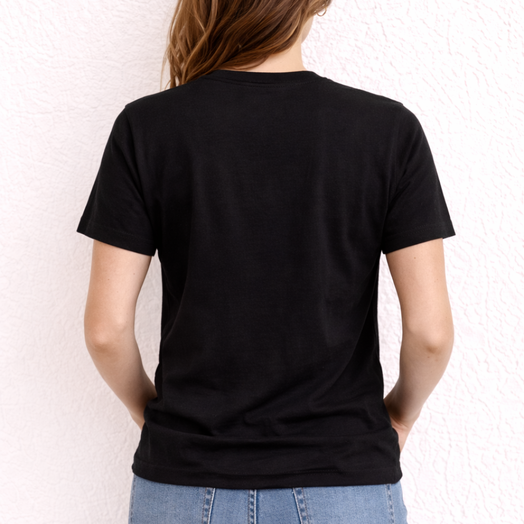 T-Shirt Noir Essência Femme