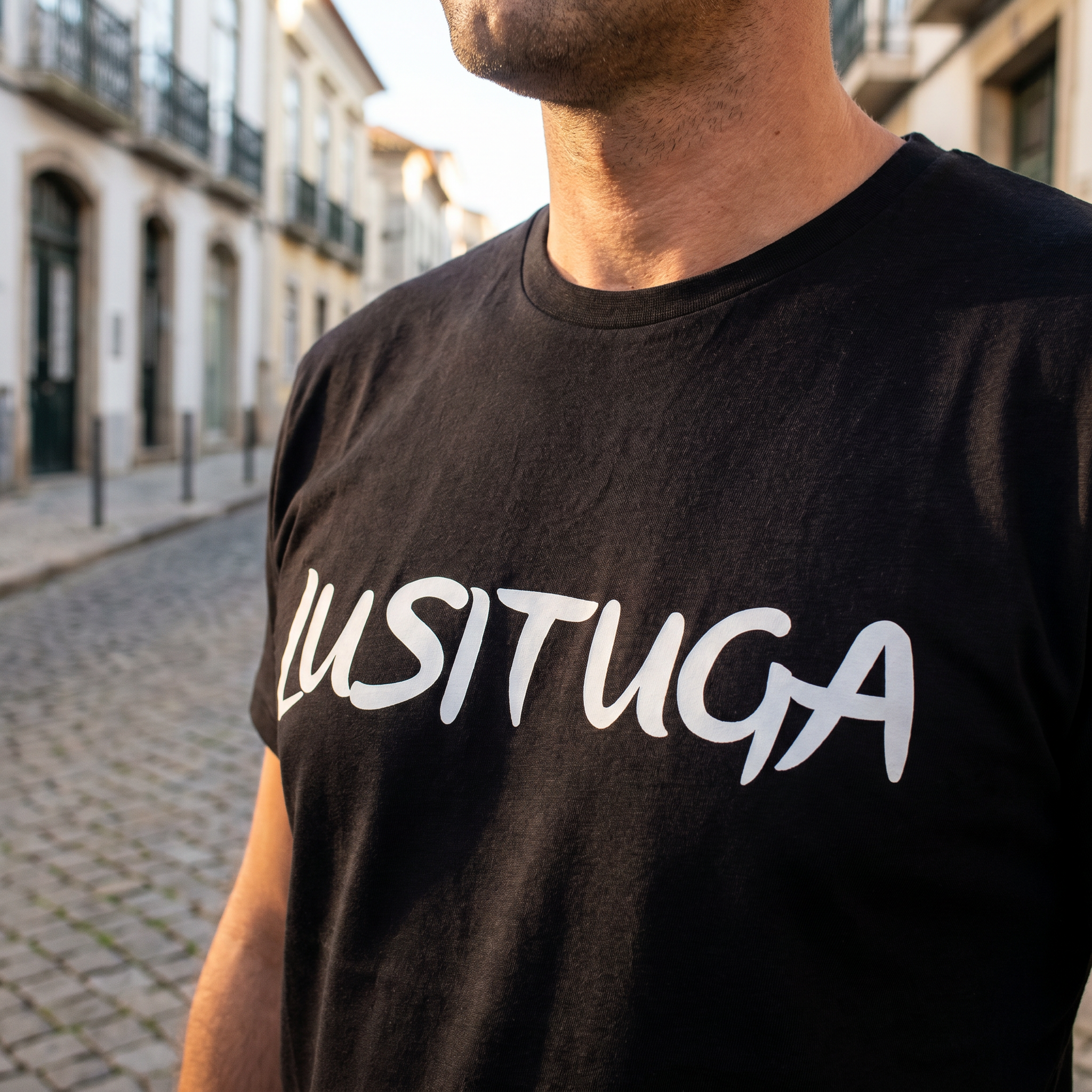 T-Shirt Noir Lusiituga